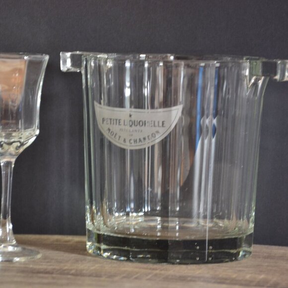 Vtg Moet & Chandon Glasses and Ice bucket - Picture 2 of 10